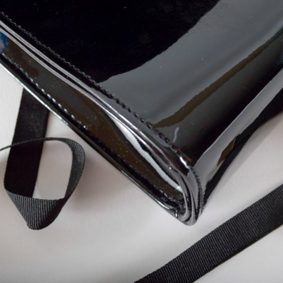 Christian Dior Black Patent Leather Trousse Pouch - Picture 2 of 3